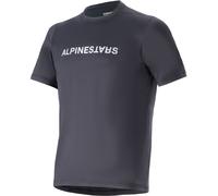 Alpinestars A-Dura Switch Short Sleeve Youth Bicycle Jersey, black, size L