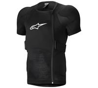 Alpinestars A-Impact Plasma Short Sleeve Protector Jacket, black-white, size S for Men