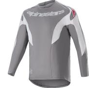 Alpinestars A-Supra Race Long Sleeve Jersey, grey-white, size S for Men