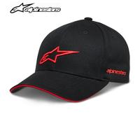 Alpinestars Adjustable Sun Hat Summer Classic Sports Baseball Cap Black Whit Red