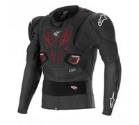 Alpinestars Bionic Pro V3 Plasma Protector Jacket, black-red, size M for Men