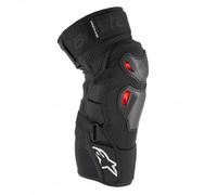 Alpinestars (Adult) Knee Armour (Pair) - Bionic Pro PLASMA (Black/Red/White)