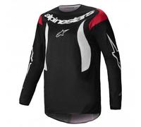 Alpinestars (Adult) MX Jersey - Fluid HAUL (Black/White)