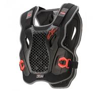 Alpinestars Adult MX Motocross Armour - Chest - Bionic Action (Black/Red)