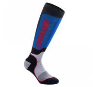 Alpinestars Plus Motocross Socks, black-red-blue, size M for Men