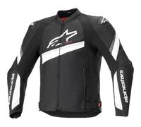 Alpinestars T-GP Plus R V4 Motorcycle Textile Jacket, black-white, size XL for Men