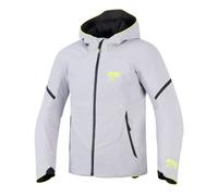 Alpinestars Aeroshel waterproof Motorcycle Textile Jacket, grey/yellow, size XL