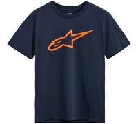 Alpinestars Ageless 2.0 Motorcycle Casual Short Sleeve CSF T-Shirt - Navy Orange