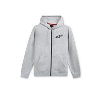 Alpinestars Ageless Chest Casual Zip Front Hoodie Grey Heather Black