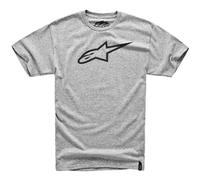 Alpinestars Ageless Classic Printed Fashionable T-Shirt Heather Grey / Black