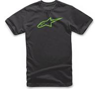 Alpinestars Men's Ageless Classic Regular Fit Short Sleeve Casual Shirt, Black (Black/Green), Small