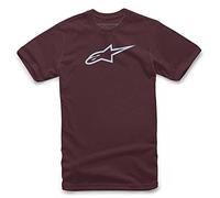 Alpinestars Ageless Classic Tee Men's T-Shirt (Pack of 1), Maroon/Mist, XL