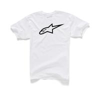 Alpinestars Men's Ageless Classic Tee Short Sleeve T-Shirt, White (White/Black), Small