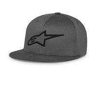 Alpinestars, Ageless Flat Hat, Baseball Cap, Charcoal/Black, S/M, Unisex-Adult