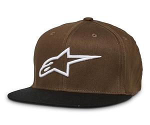 Alpinestars Ageless Flat Hat Men's Baseball Cap, Brown/Black, LXL