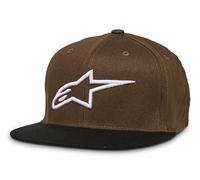 Alpinestars Ageless Flat Hat Men's Baseball Cap, Brown/Black, S/M