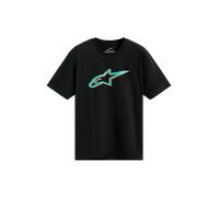 Alpinestars Ageless Shadow CSF T-Shirt Black/TurquoiseM Black,Turquoise