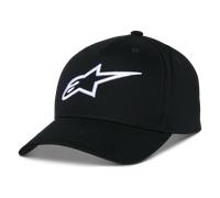 Alpinestars Ageless Snapback Hat Baseball Cap Black White