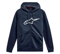Alpinestars Ageless V3 Zip Hoodie, white-blue, size L for Men