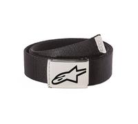 Alpinestars Ageless Webbing Belt in Black/Chrome/Green