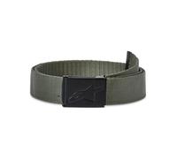 Alpinestars Ageless Webbing Belt in Chrome/Green/Black