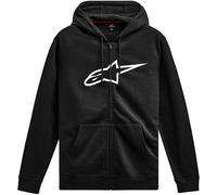 Alpinestars Ageless Zip V3 Motorcycle Motorbike Casual Hoodie - Black / White