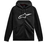 Alpinestars Ageless Zip V3 Motorcycle Motorbike Casual Hoodie - Black / White
