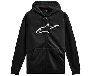 Alpinestars Ageless Zip V3 Motorcycle Motorbike Casual Hoodie - Black / White