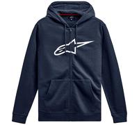 Alpinestars Ageless Zip V3 Motorcycle Motorbike Casual Hoodie - Navy / White