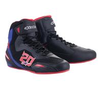 ALPINESTARS ALPINESTARS - Boots FQ20 Faster-3 Rideknit Fabio Quartararo Black / Bright Red / Blue 7.5 (EU 40)