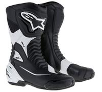 Alpinestars SMX S Motorcycle Boots, black-white, size 48 for Men