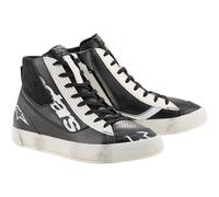 Alpinestars Stated Flair Motorcycle Shoes, black-white, size 46 for Men