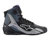 Alpinestars Stella Faster-4 Ladies Motorcycle Shoes, black-grey-purple, size 42 43 for Women