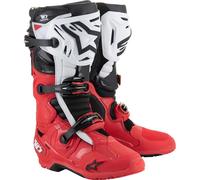 Alpinestars Tech 10 Enduro Motocross Boots, red/black/white, size 14 (49,5)
