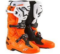ALPINESTARS ALPINESTARS - Boots Tech 10 Enduro Orange Fluo / Black / White 2025 12