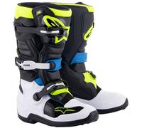 ALPINESTARS ALPINESTARS - Boots Tech 7S Junior Black / Enamel Blue / Yellow Fluo 8 (EU 42)