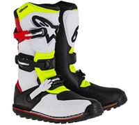 Alpinestars Tech T - White Red Yellow Fluo Black - US 9