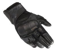 Alpinestars Booster V2 Leather Motorcycle Motorbike Gloves - Black