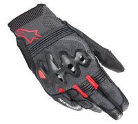 Alpinestars Morph Sport Motorbike Motorcycle Gloves - Black / Bright Red