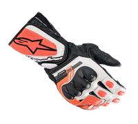 Alpinestars SP-8 V3 Motorcycle Gloves, black-white-red, size M for Men