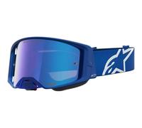 Alpinestars Supertech Vesta Mirror Motocross Goggles, blue/white, One size