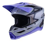 ALPINESTARS ALPINESTARS - Helmet Jettson S-M3 Grey / Purple / Black 2026 XS