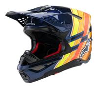 ALPINESTARS ALPINESTARS - Helmet S-M10 LTD Edition 25 Dark Blue / Orange / Yellow Fluo / Red 2025 S
