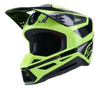 Alpinestars S-M3 Heat Motocross Helmet, black-yellow, size 2XL for Men