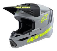 ALPINESTARS ALPINESTARS - Helmet S-M3 Youth Radium Grey / Black / Yellow Fluor Matt 2025 L