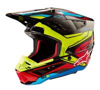 ALPINESTARS ALPINESTARS - Helmet S-M5 Action 2 Black / Yellow Fluo / Bright Red Glossy 2024 S