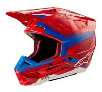 ALPINESTARS ALPINESTARS - Helmet S-M5 Action 2 Bright Red / Blue Glossy 2024 XS