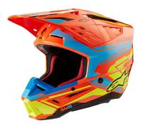 Alpinestars S-M5 Action 2 2024 Motocross Helmet, yellow-orange, size L for Men