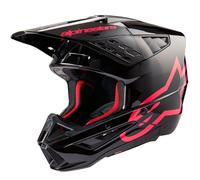 Alpinestars S-M5 Corp 2024 Motocross Helmet, black-pink, size M for Men