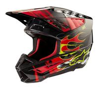 ALPINESTARS ALPINESTARS - Helmet S-M5 Rash Dark Gray / Bright Red Glossy 2024 L